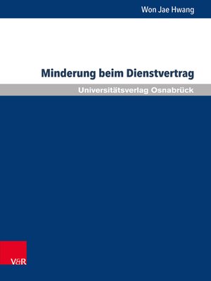 cover image of Minderung beim Dienstvertrag